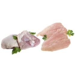 1kg Filetes de Pollo + 1kg Contras de Pollo