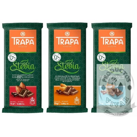 Chocolate TRAPA con Stevia