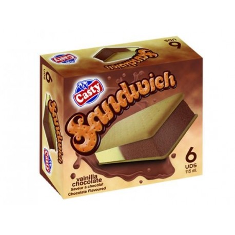 Sandwich Vainilla y Chocolate